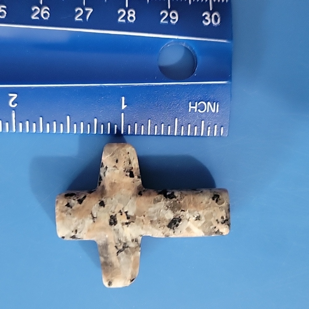 Dalmation Jasper Crystal Cross - Picture 5 of 6